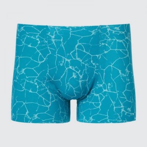 Uniqlo Airism Seamless Type Boxers Ondergoed Heren Turquoise | 2316313