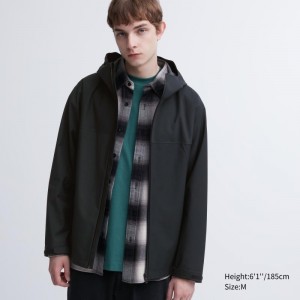 Uniqlo Blocktech 3d Cut Parka Heren Zwart | 6359238
