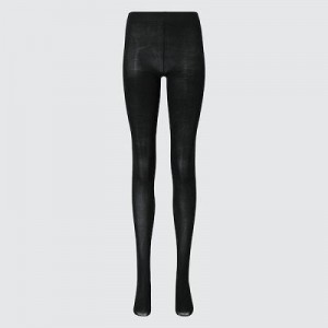 Uniqlo HEATTECH Hardloopbroek Dames Zwart | 7313573