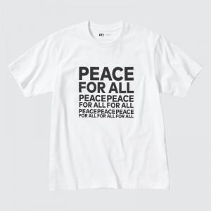 Uniqlo Peace For All Kashiwa Sato Short-sleeve Graphic T-shirts Heren Wit | 9293974