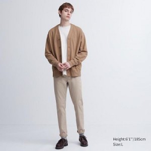Uniqlo Ultra Stretch Color Jeans Dames Beige | 8460167