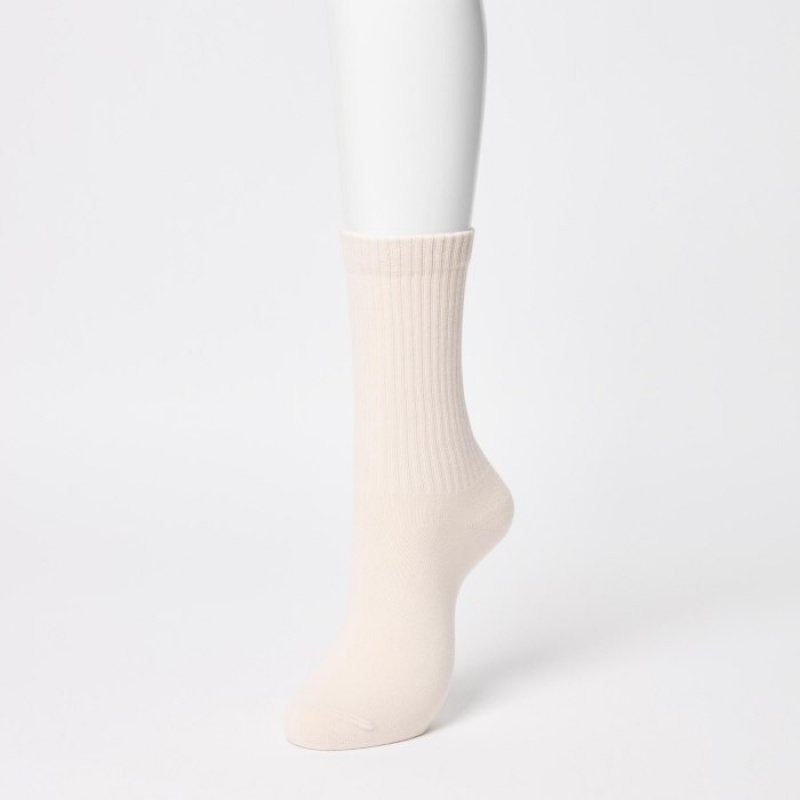 Uniqlo 3 Pack Sokken Dames Wit | 7141891