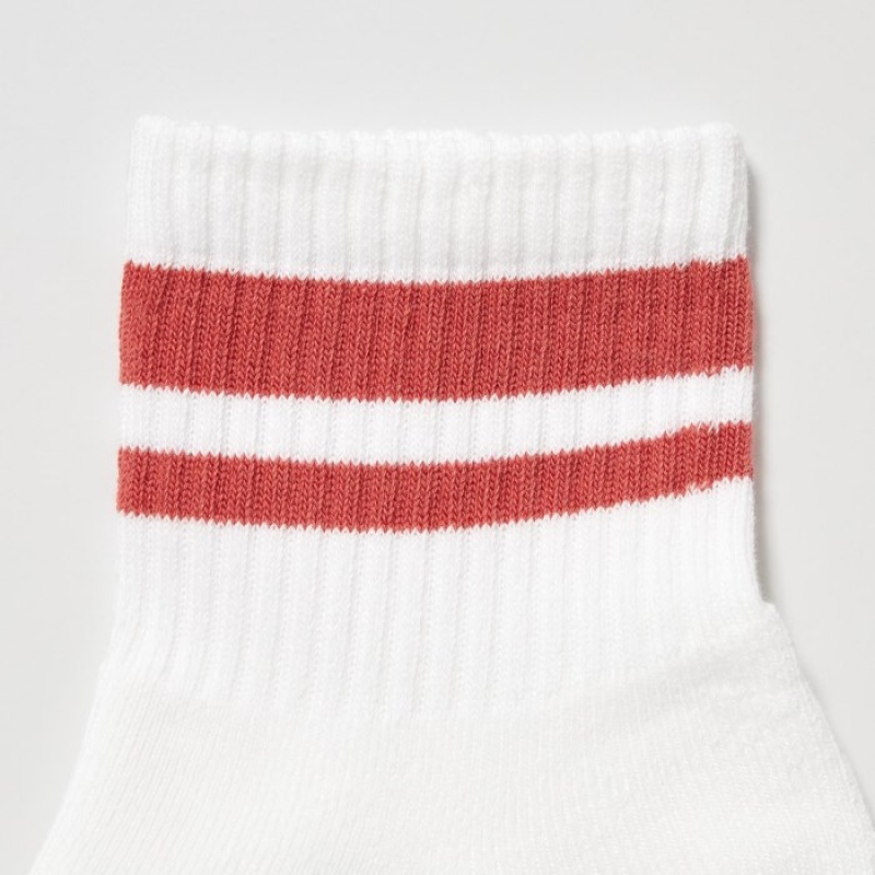 Uniqlo 3 Pack Sokken Dames Wit | 8530520