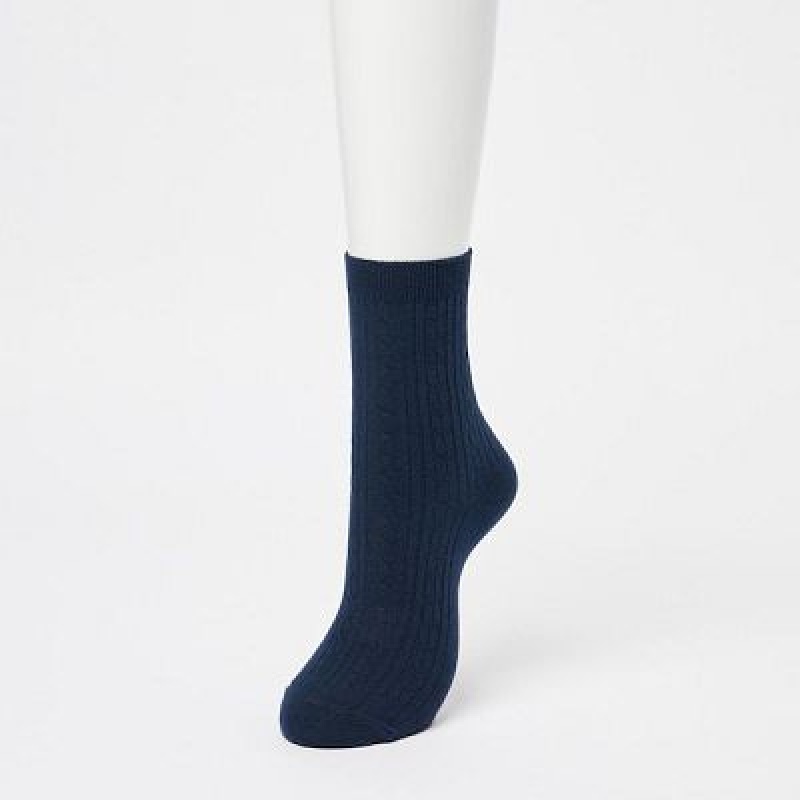 Uniqlo 3 Pairs Sokken Dames Donkerblauw | 1741070