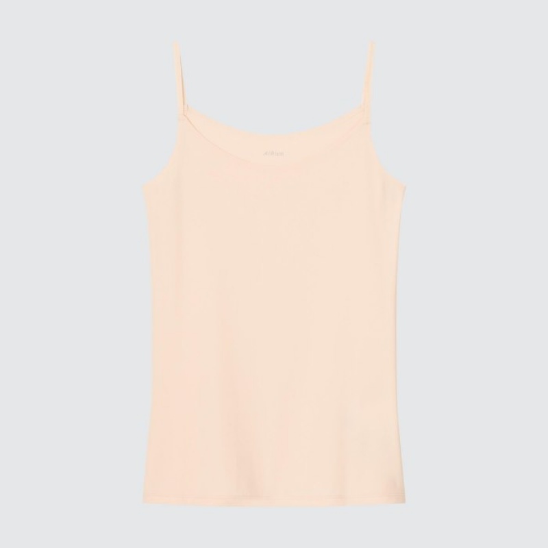 Uniqlo AIRism Camisole Tanktop Dames Beige | 7376924