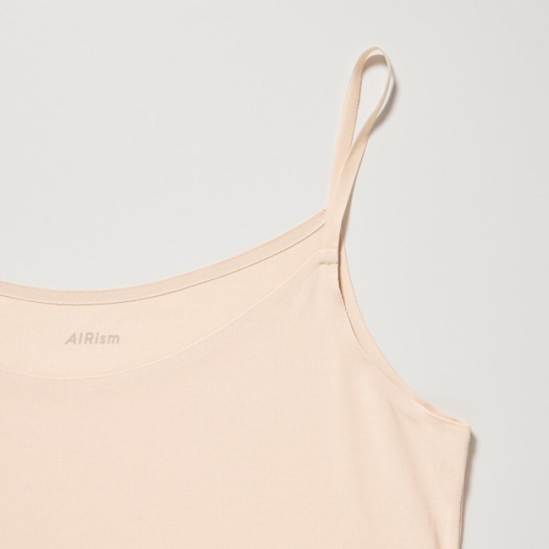 Uniqlo AIRism Camisole Tanktop Dames Beige | 7376924