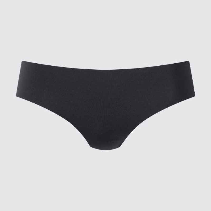 Uniqlo AIRism Ultra Seamless Regular Slips Dames Zwart | 8981103