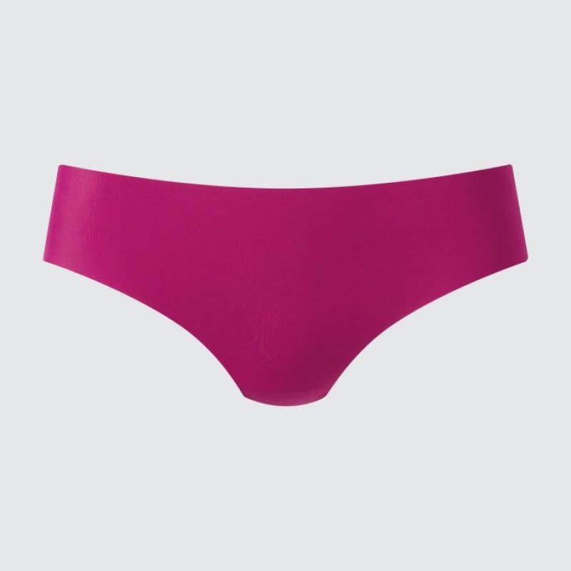 Uniqlo AIRism Ultra Seamless Regular Slips Dames Rood | 7468824