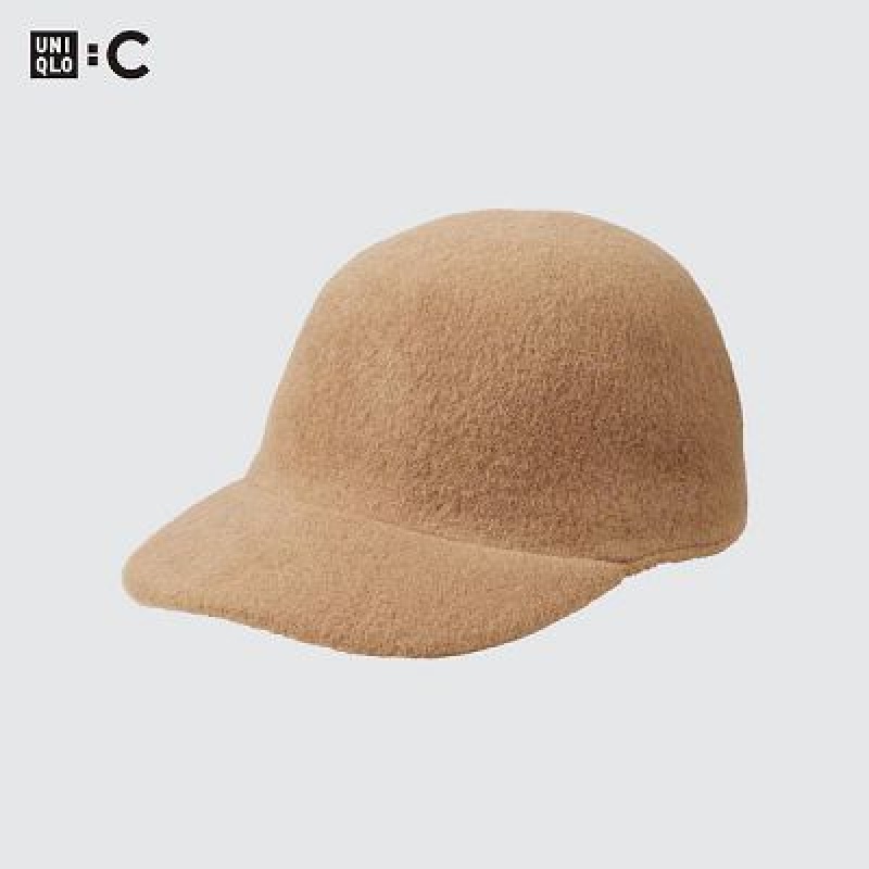 Uniqlo Adjustable Wool Caps Dames Beige | 2256533