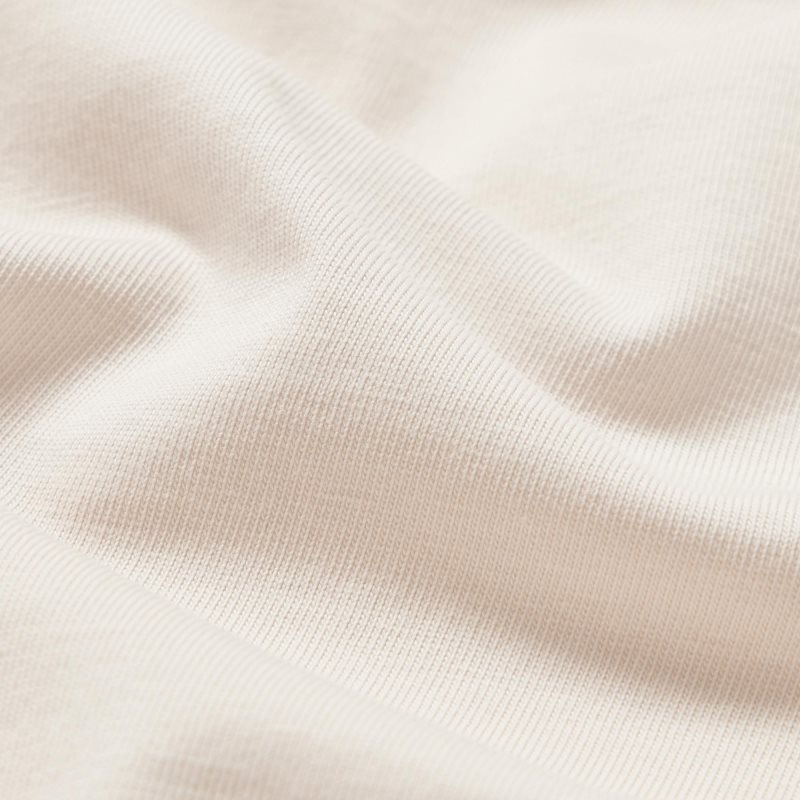 Uniqlo Airism Cotton Uv Protection Crew Neck Long-sleeve T-shirts Heren Beige | 1170637