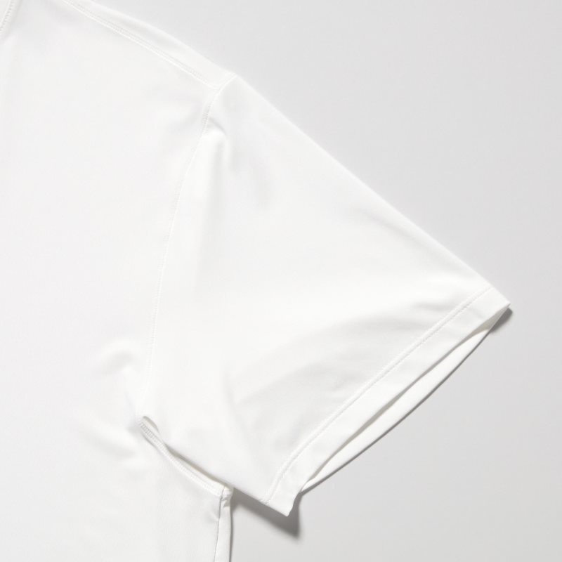 Uniqlo Airism Crew Neck Short-sleeve T-shirts Heren Wit | 5534352