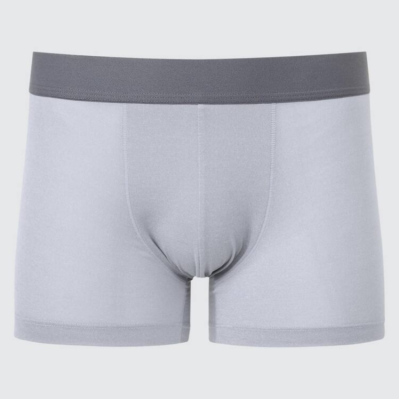 Uniqlo Airism Heather Low Rise Boxers Ondergoed Heren Grijs | 3596961