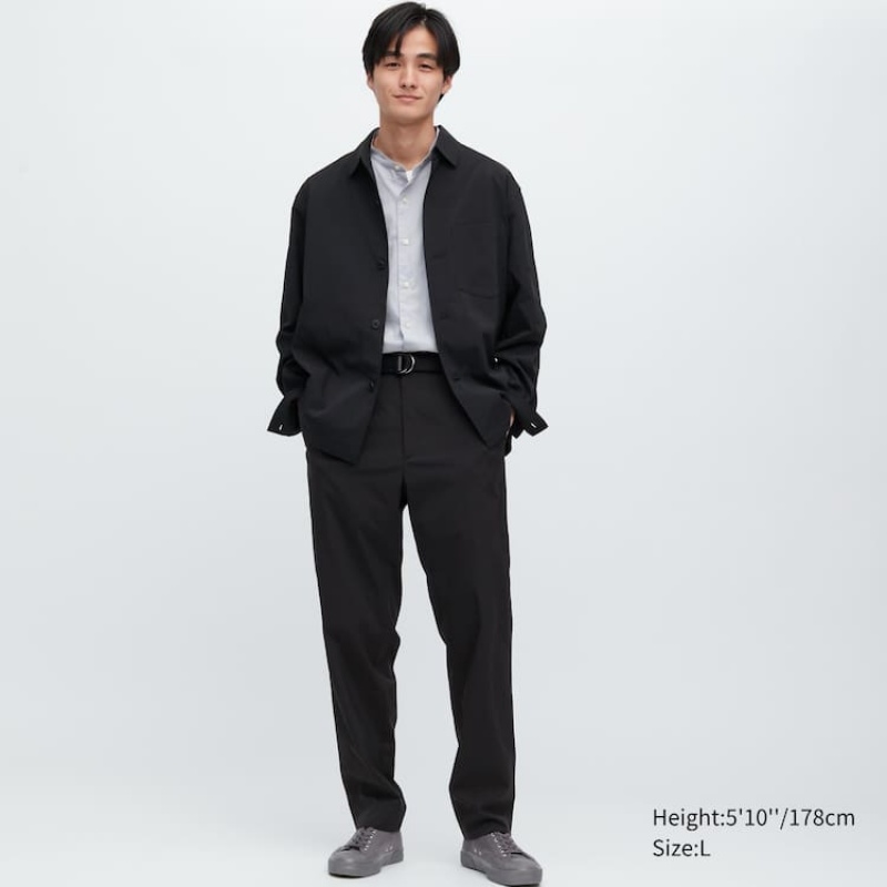 Uniqlo Airsense Ultra Light Relaxed Fit Broek Heren Zwart | 2097970