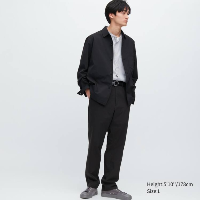 Uniqlo Airsense Ultra Light Relaxed Fit Broek Heren Zwart | 2097970