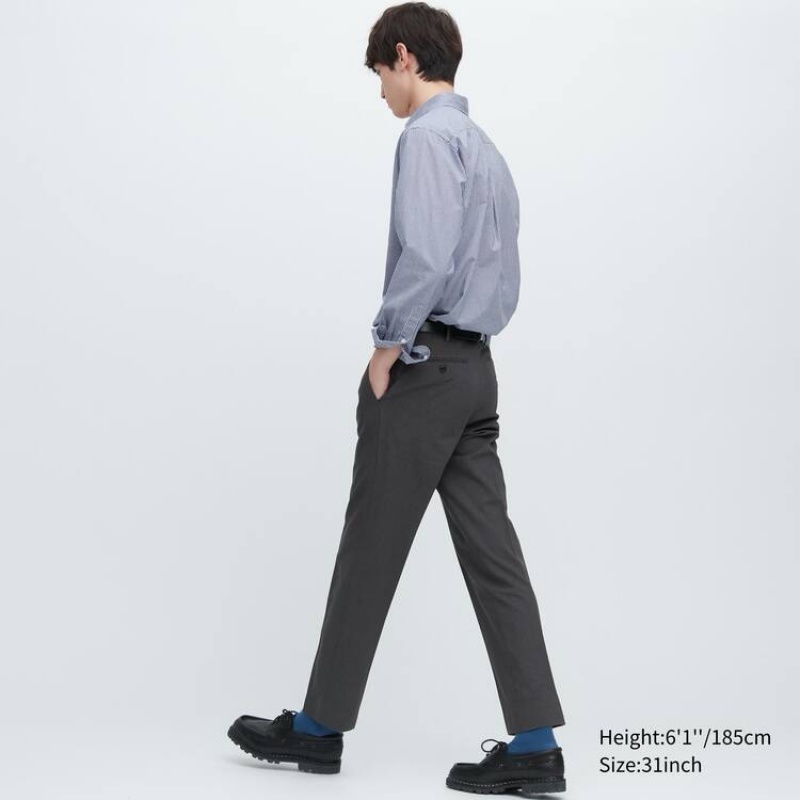 Uniqlo Airsense Ultra Light Wool-like Broek Heren Grijs | 4779150