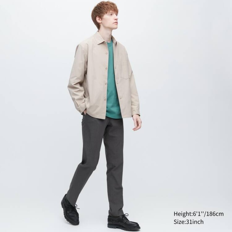 Uniqlo Airsense Ultra Light Wool-like Broek Heren Grijs | 7931611