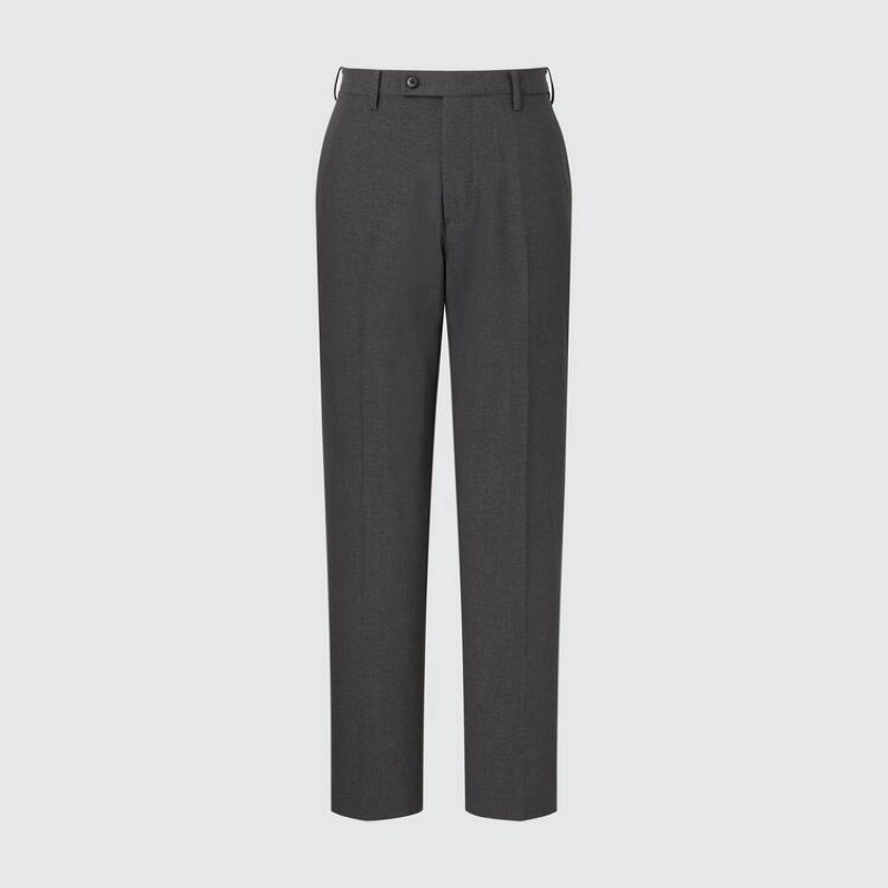 Uniqlo Airsense Ultra Light Wool-look Broek Heren Grijs | 3712299