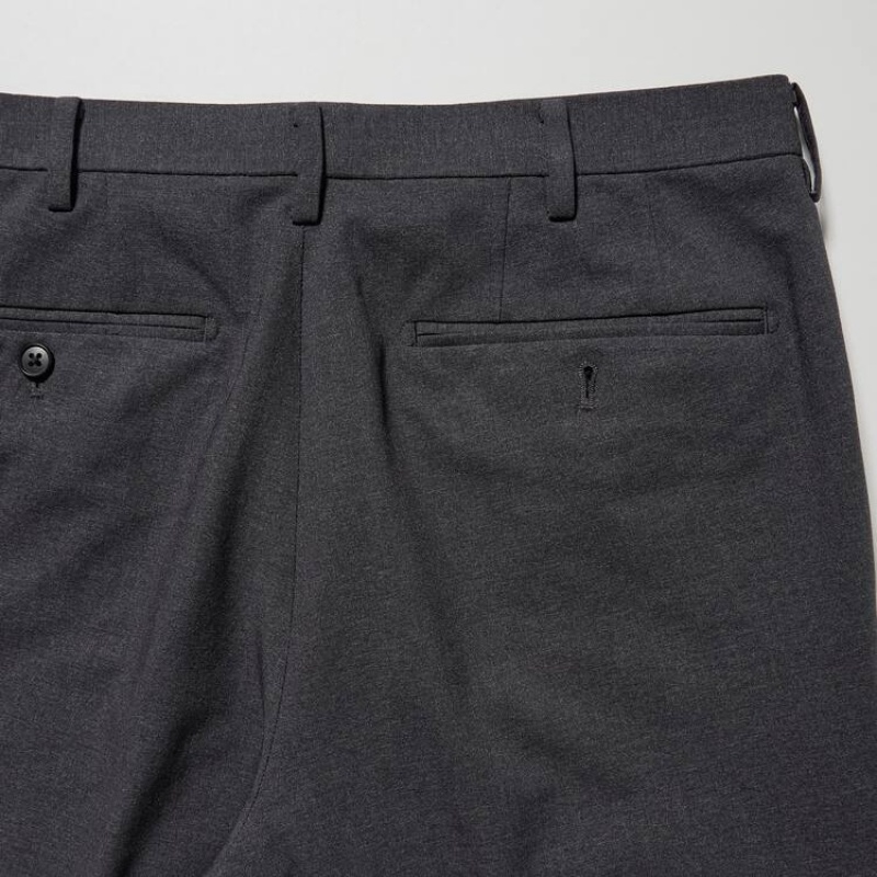 Uniqlo Airsense Ultra Light Wool-look Broek Heren Grijs | 3712299