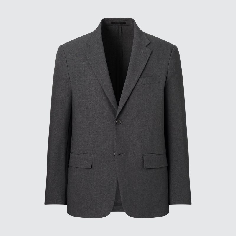 Uniqlo Airsense Wool Like Ultra Light Jassen Heren Grijs | 8924483