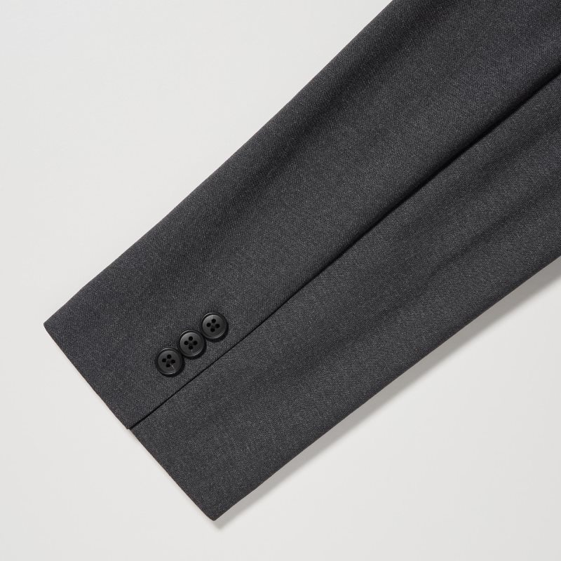 Uniqlo Airsense Wool Like Ultra Light Jassen Heren Grijs | 8924483