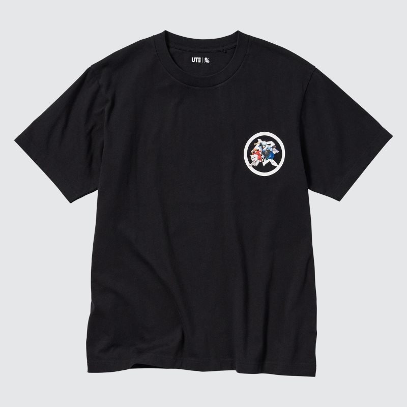 Uniqlo Anime Gintama Ut Short-sleeve Graphic T-shirts Heren Zwart | 7760523