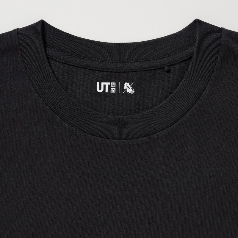 Uniqlo Anime Gintama Ut Short-sleeve Graphic T-shirts Heren Zwart | 7760523