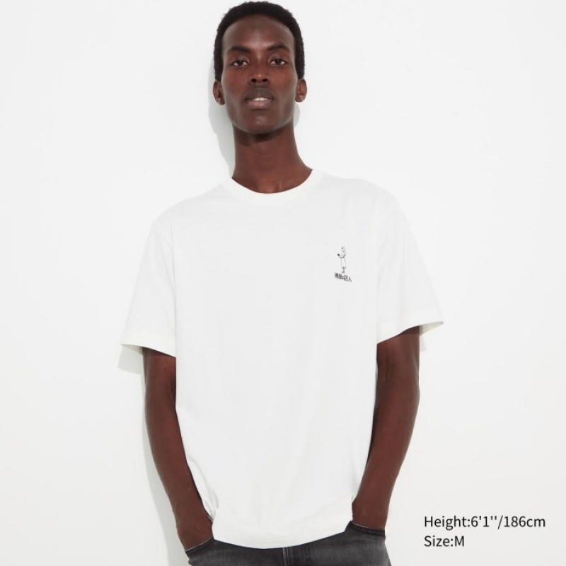 Uniqlo Attack on Titan UT Short Sleeve T-shirts Dames Wit | 429439