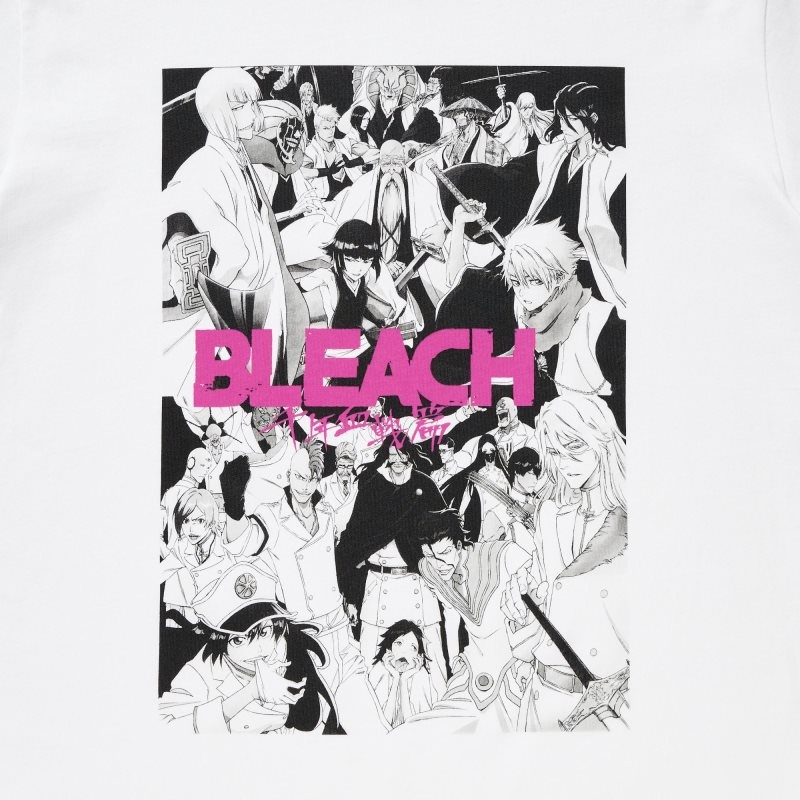 Uniqlo Bleach: Thousand-year Blood War Ut Short-sleeve Graphic T-shirts Heren Wit | 6528928