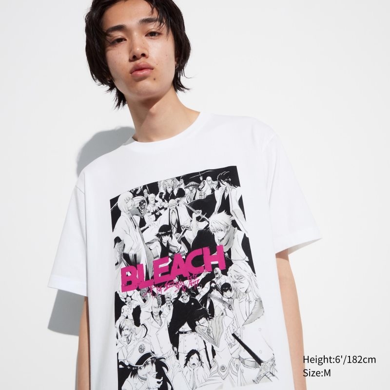 Uniqlo Bleach: Thousand-year Blood War Ut Short-sleeve Graphic T-shirts Heren Wit | 6528928