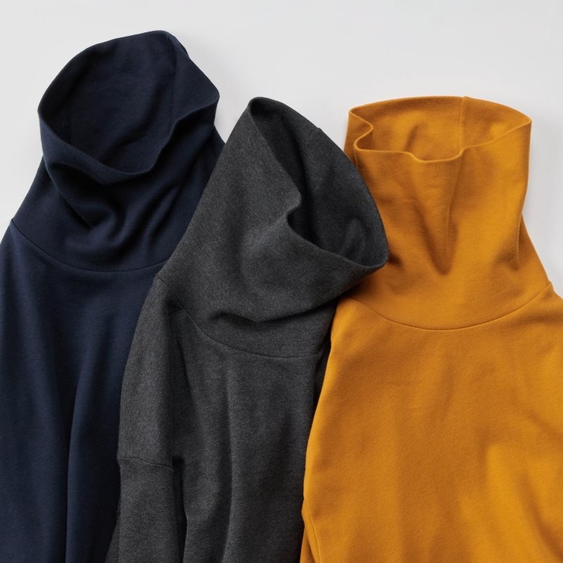 Uniqlo Brushed Cotton Turtleneck Long-sleeve T-shirts Heren Wit | 7310965
