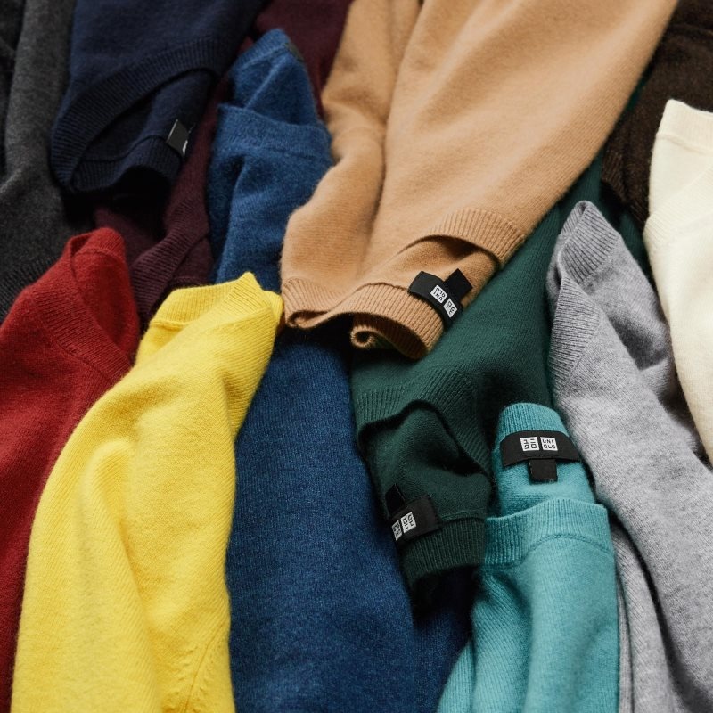 Uniqlo Cashmere Crew Neck Long-sleeve Truien Heren Wit | 1664976