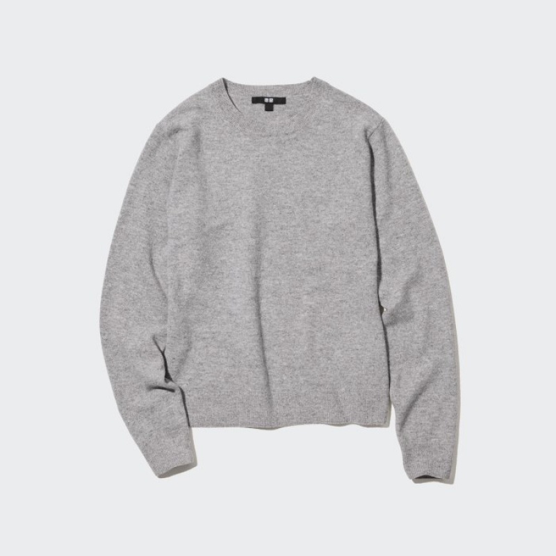 Uniqlo Cashmere Crew Neck Long-sleeve Truien Dames Roze | 1959608