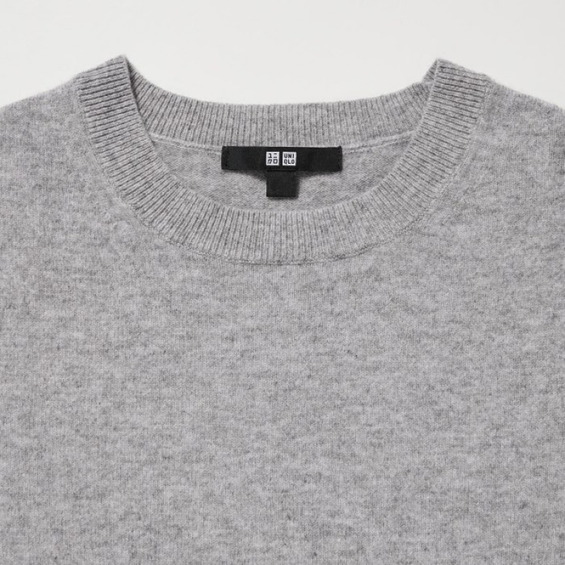 Uniqlo Cashmere Crew Neck Long-sleeve Truien Dames Roze | 1959608
