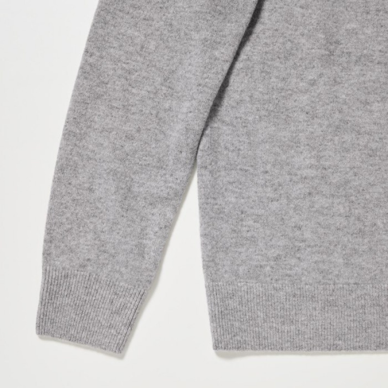 Uniqlo Cashmere Crew Neck Long-sleeve Truien Dames Roze | 1959608