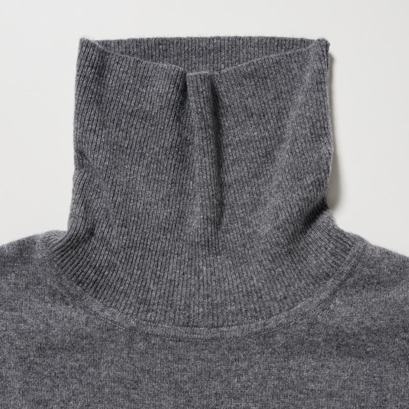 Uniqlo Cashmere Turtleneck Long-sleeve Truien Heren Grijs | 9116721
