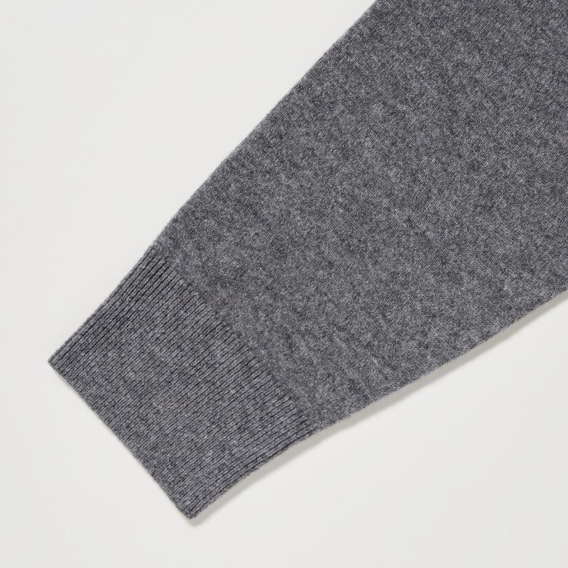 Uniqlo Cashmere Turtleneck Long-sleeve Truien Heren Grijs | 9116721
