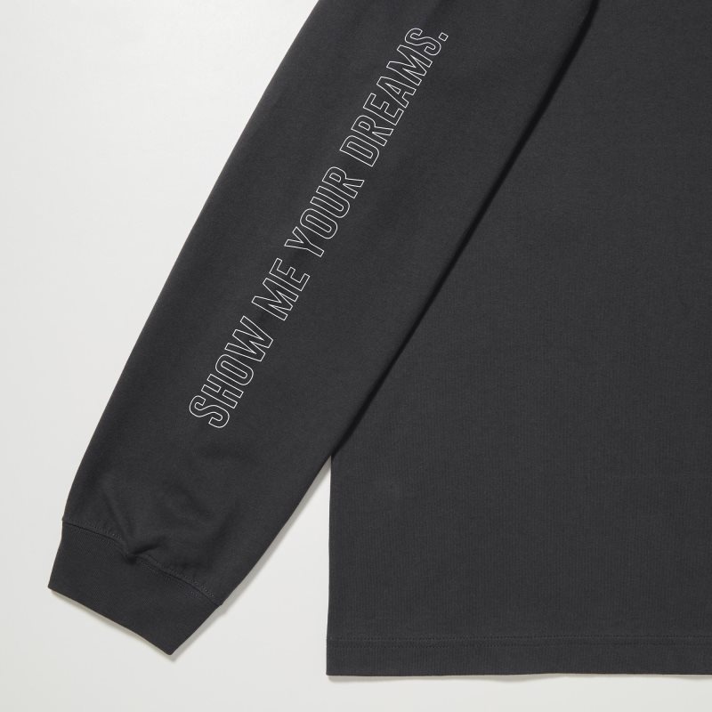 Uniqlo Chainsaw Man × Kosuke Kawamura Ut Long-sleeve Graphic T-shirts Heren Grijs | 750621
