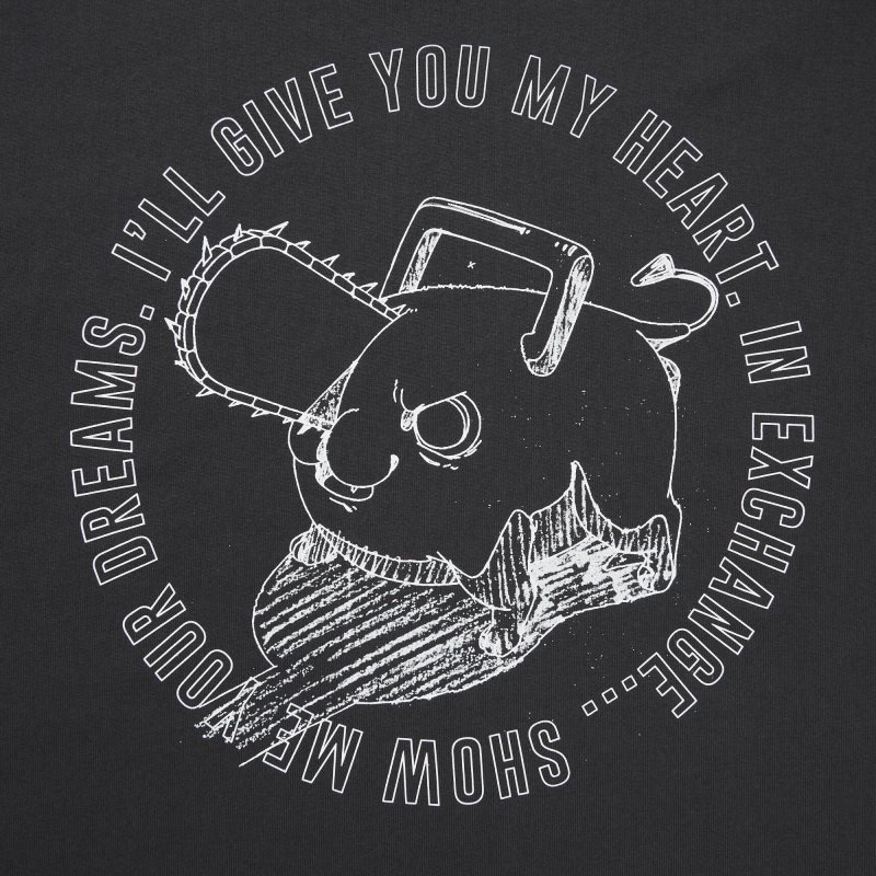 Uniqlo Chainsaw Man × Kosuke Kawamura Ut Long-sleeve Graphic T-shirts Heren Grijs | 750621
