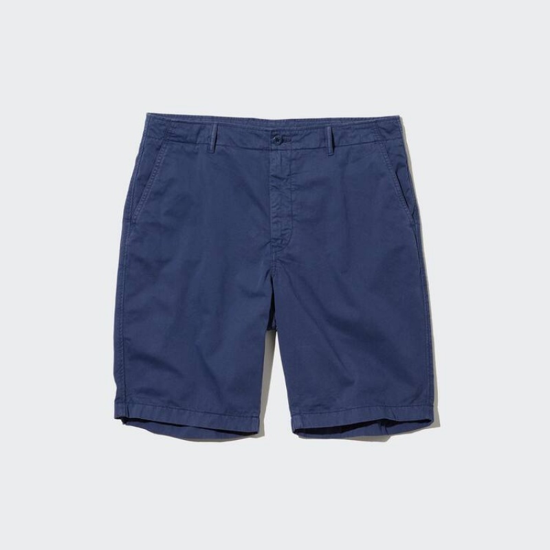 Uniqlo Chino Korte Broek Heren Donkerblauw | 2796842