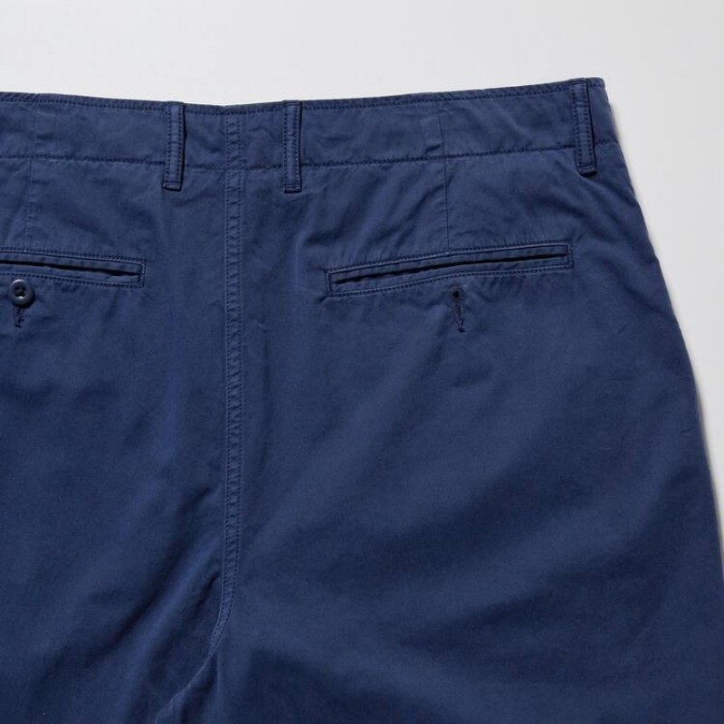 Uniqlo Chino Korte Broek Heren Donkerblauw | 2796842