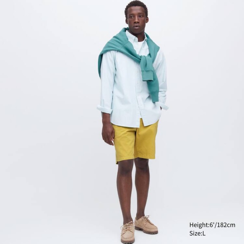 Uniqlo Chino Korte Broek Heren Geel | 342432