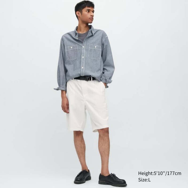 Uniqlo Chino Korte Broek Heren Wit | 6034989