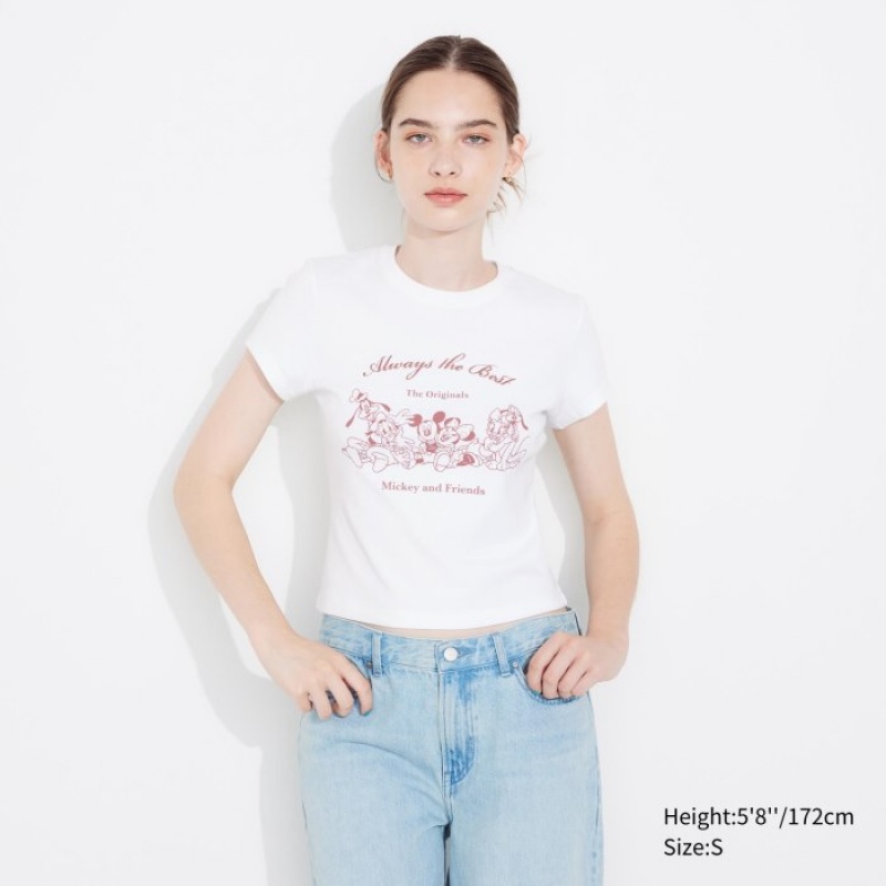 Uniqlo Collection UT Short-Sleeve T-shirts Dames Wit | 7881980