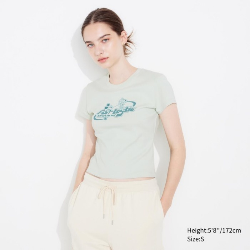Uniqlo Collection UT Short-Sleeve T-shirts Dames Groen | 5855192