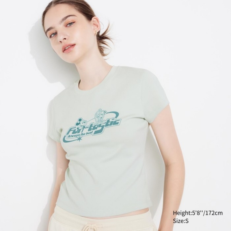 Uniqlo Collection UT Short-Sleeve T-shirts Dames Groen | 5855192
