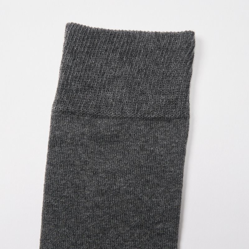 Uniqlo Color Block Sokken Heren Grijs | 3706862