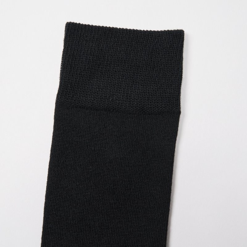 Uniqlo Color Block Sokken Heren Zwart | 4495387