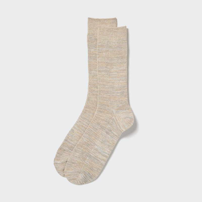 Uniqlo Colorful 50 Sokken Heren Beige | 9900740