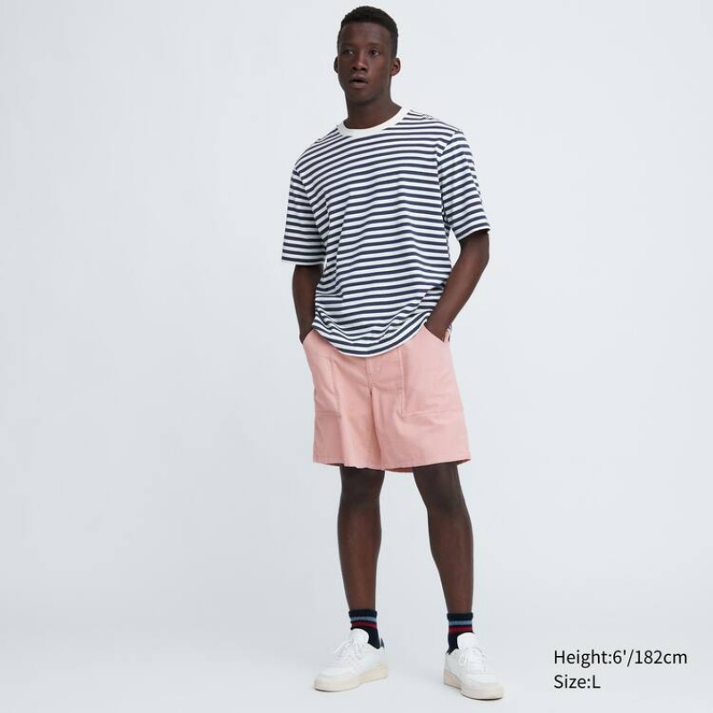Uniqlo Corduroy Korte Broek Heren Roze | 256362
