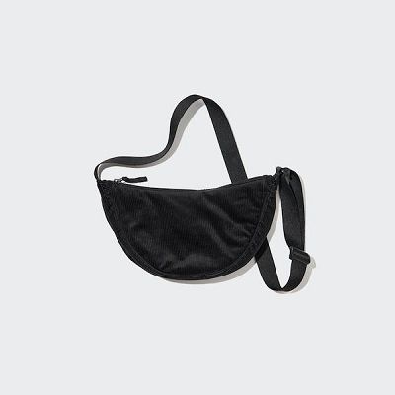 Uniqlo Corduroy Round Mini Crossbodytassen Dames Zwart | 6672264